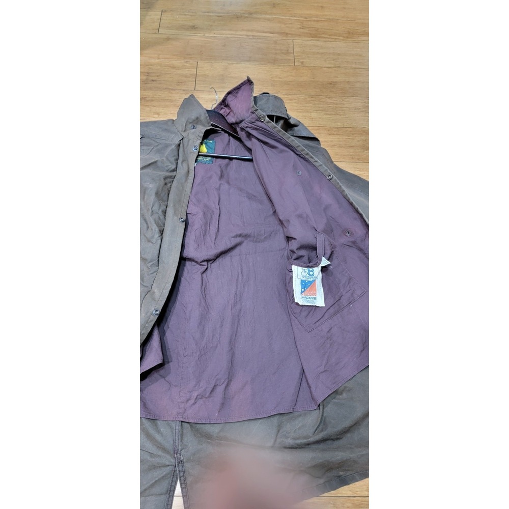 The Australian Coat Company Aussie Riding Jacket Oilskin Canvas Coated Men's Med - Picture 5 of 15